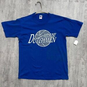 Vintage Single Stitch Russell Athletic Melrose Basketball T Shirt Unisex Small